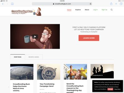 Crowdfunding Bum image