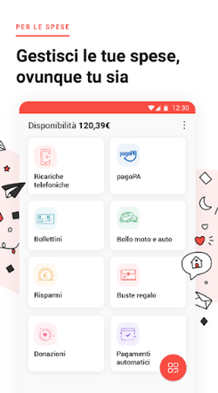 gestisci le tue spese satispay
