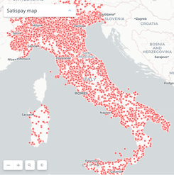 Satispay Mappa Esercenti