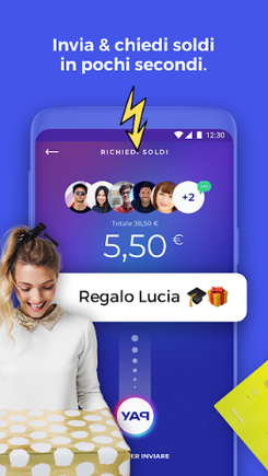 yap inviare soldi ad amici