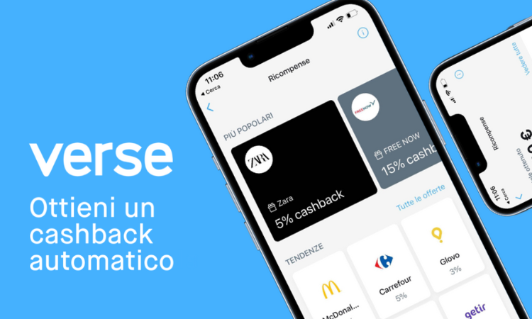 Verse app pagamenti